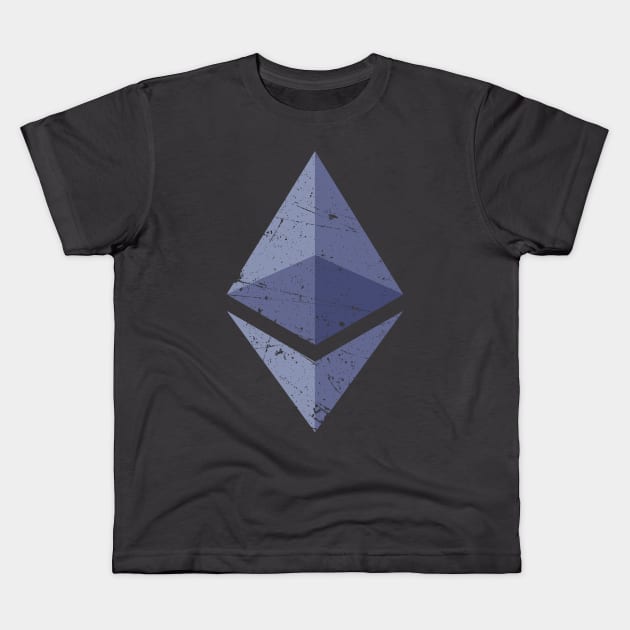 Ethereum - Vintage Kids T-Shirt by The Libertarian Frontier 